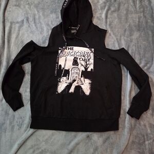 Blackcraft Cult Black Cold Shoulder Hoodie